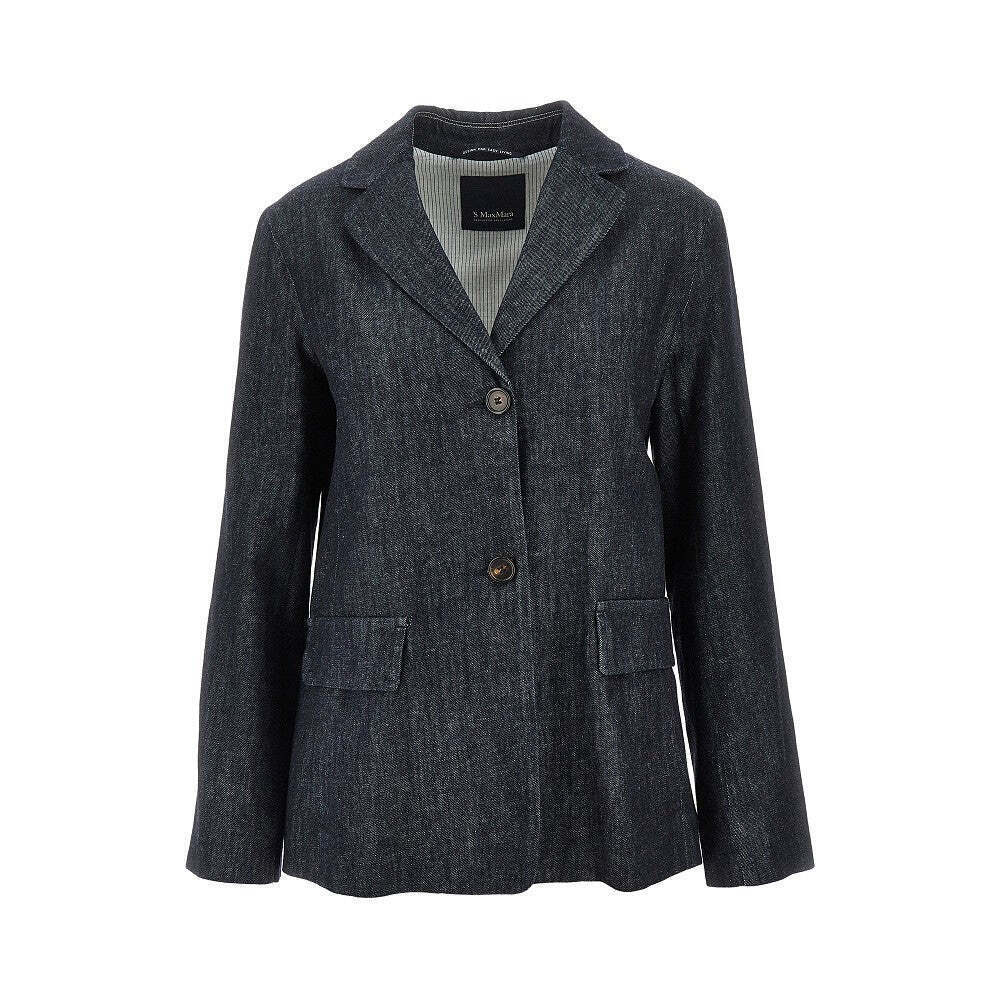 Max Mara S Single-Breasted Denim Jacket